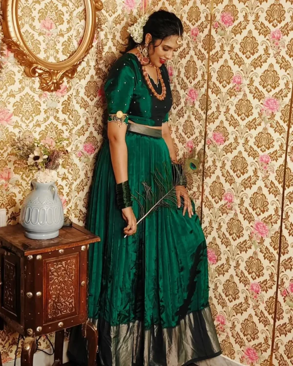 Emerald Green Lehenga set